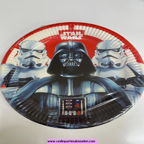 Star Wars Temalı Karton Tabak